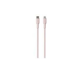 Puro SOFT, USB-C, Lightning, 1,5 m, pinkki - Kaapeli