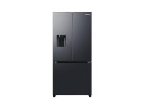 Samsung, ranskalainen ovi, NoFrost, 495 L, 178 cm, musta - SBS-Külmik