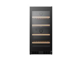 Hisense, 108 pulloa, korkeus 127 cm, musta - Viinijäähdytin