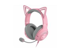 Razer Kraken Kitty V2, vaaleanpunainen - Langalliset kuulokkeet