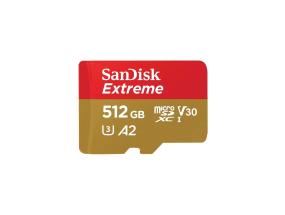 SanDisk Extreme microSDXC UHS-I CARD, 512 GB - Muistikortti - Muistikortti
