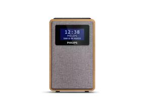Philips, FM/DAB+, minimalistinen, ruskea - Kompakti radio