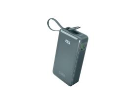 SBS LCD Power Bank, 10000 mAh, vaaleansininen - Akkupankki - Akkupankit