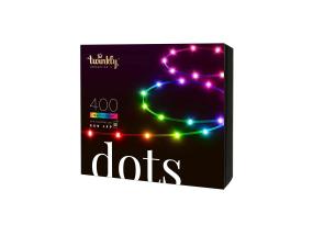 Twinkly Dots, 400 LED, IP20, 20 m, läpinäkyvä - Älykäs valonauha