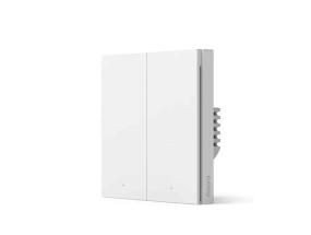 Aqara Smart Wall Switch H1, ilman nollajohdinta, 2 kytkintä - Älykäs seinäkatkaisin