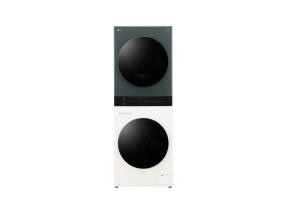 LG, 12 kg + 10 kg, syvyys 66 cm, 1400 rpm, beige/vihreä - Pesukone + kuivausrumpu - Pyykinpesukone + kuivausrumpu