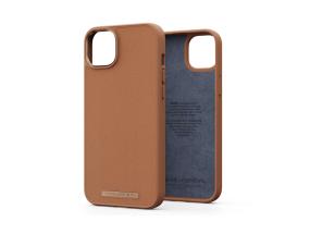 Njord byElements Genuine Leather, iPhone 14 Plus, ruskea - Nahkakotelo