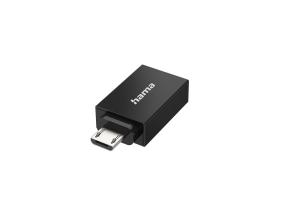 Hama USB OTG, USB - Micro USB, musta - Sovitin