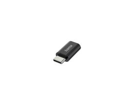 Hama micro USB, USB-C sovitin, musta - Sovitin