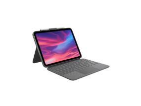 Logitech Combo Touch, iPad (7.-9. sukupolvi), SWE, tummanharmaa - Kotelo näppäimistöllä