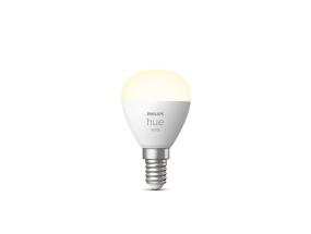 Philips Hue White Luster, kiiltävä, P45, E14, valkoinen - Älykäs valo