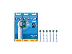 Braun Oral-B Precision Clean Pro, 6 tk, valkoinen - Varuharjad