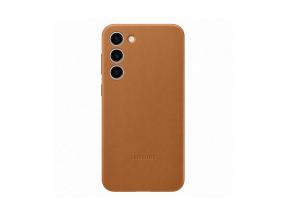 SAMSUNG Galaxy S23+, ruskea - Nahkakotelo