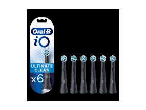 Braun Oral-B iO, 6 tk, must - Lisaharjad elektrilisele hambaharjale