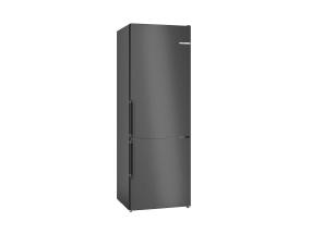 Bosch, NoFrost, 440 L, korkeus 203 cm, musta - Jääkaappi
