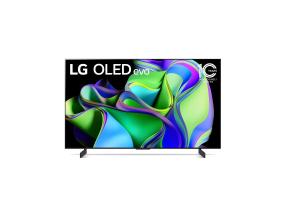 LG OLED evo C3, 42´´, Ultra HD, OLED, jalat reunoilla, harmaa - TV