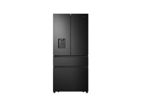 Hisense, NoFrost, 480 L, korkeus 182 cm, musta - SBS-jääkaappi