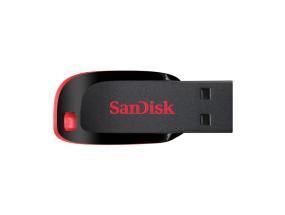 SanDisk Cruzer Blade, USB-A, 64 Gt, pakko - Mälupulk