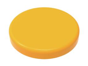 Valkotaulu magneetit DAHLE 24mm keltainen 6kpl