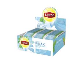 Yrttitee LIPTON Piparminttutee 100 kpl laatikossa