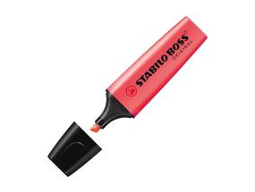 STABILO Boss punainen korostuskynä STABILO Boss punainen