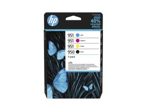 Mustekasetti HP 6ZC65AE No 950/951 Black-C-M-Y 4-pack Officejet Pro 251 276 8100 8600 8615 8640 8100 8600 8615 8640