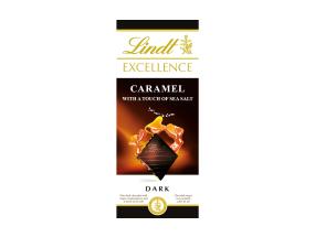 Suklaa LINDOR Lindt Excellence tummalla karamellilla ja merisuolalla 100g