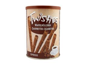 Vohveliputket TWISTIES espressokermalla 400g