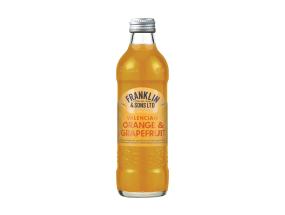 FRANKLIN & SONS Limonadi appelsiini-greippi 275ml (pullo)