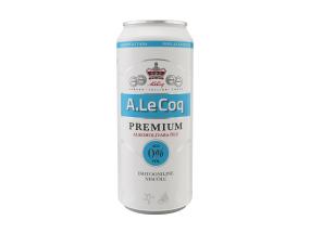 A. LE COQ Premium alkoholiton vehnäolut kevyt 50cl (tölkki)