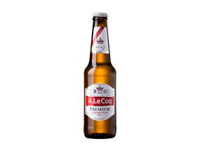 A. LE COQ Premium alkoholiton olut kevyt 0,5% 33cl (pullo)