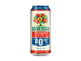 SOMERSBY Alkoholiton siideri Strawberry&Lime 50cl (tölkki)