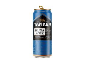 TANKER Sauna Lager alkoholiton olut kevyt 50cl (tölkki)