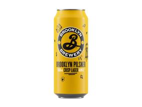 BROOKLYN-olut Pilsner Crisp Lager kevyt 4,6% 50cl (tölkki)