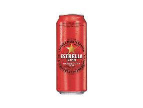 ESTRELLA Damm kevyt olut 4,6% 50cl (tölkki) Espanja