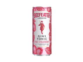 BEEFEATER London Pink Strawberry Gin&Tonic 4,9% 25cl (purk)