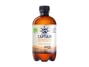 CAPTAIN Kombucha Ginger-Lemon Organic 0,4l (lemmikki)