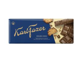 FAZER Karl Fazer maitosuklaa keksipaloilla 180g