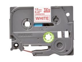 Kirjoitinteippi Brother TZ-232 12mm, musta teksti, läpinäkyvä pohjaväri