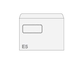 Kirjekuori E5 itseliimautuva ikkuna 30x90mm 1000 kpl