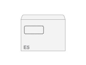 Ümbrik E5 iseliimuv aken 30x90mm 25tk