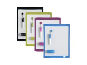 Valkotaulu 220x280mm valkotaulun puhdistusaine+merkintä NOBO