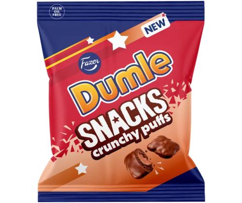 FAZER Dumle Crunchy Snacks -karkkipussi 100g