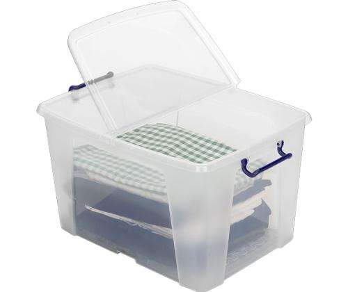 Muovilaatikko kannella 40L (32x39.5x50cm)