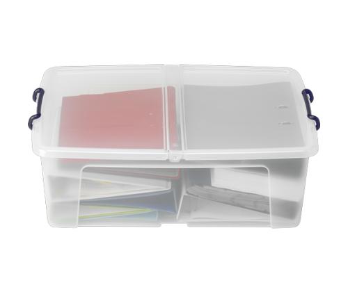 Muovilaatikko kannella 50L (23x45x70 cm)