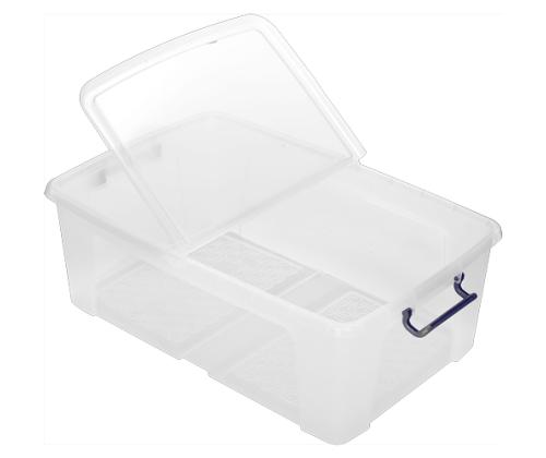 Muovilaatikko kannella 50L (23x45x70 cm)