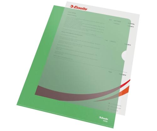 Muovitasku A4 (L) 100 mic Esselte 100 kpl paketissa