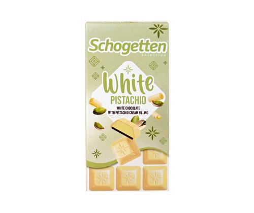 SCHOGETTEN Valkosuklaa pistaasikermalla 100g
