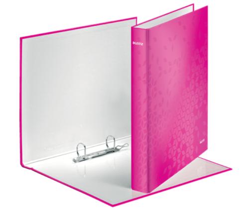 Rengaskansiot A4 2-Dr Leitz WOW pinkki