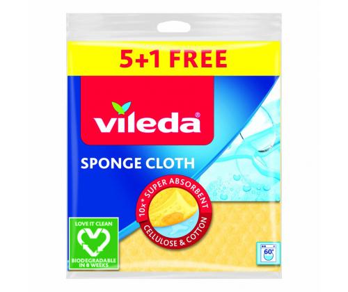 Kotitalousliina/keittioliina VILEDA 575 5+1 kpl pakkauksessa